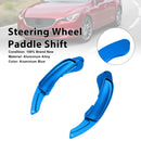 Steering wheel shift paddles for Mazda 6 Atenza 2009-15, aluminum blue