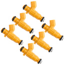 6 stykker drivstoffinjeksjonsventil 0280156129 Egnet for Opel Vectra Egnet for SAAB 9-3 2.8L 12581682