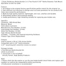 2er-Pack Halterung für 2-Pfund-Lachgasflaschen, passend für Flaschendurchmesser 2,5 bis 4-3/8 Zoll (ca. 6,4 bis 11,1 cm).