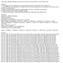 Dørvindue Vejrforsegling Sæt sæt til Chevy GMC C10 1982-1991