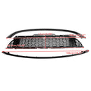 2007–2013 Mini R56 Cooper S &amp; JCW 3-Türer Schr?gheck 3-teilig Glanzschwarz Frontgrill