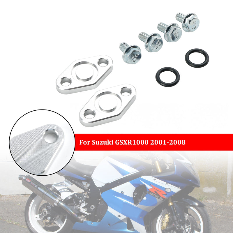 2001-2008 Suzuki GSXR1000 zestaw płytek blokujących chłodnicę oleju