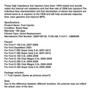 1 PCS Injetor de Combustível 0280158138 Fit Ford F150 F-150 5.4L 2007-2009 E150 E250