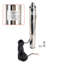 3" 48V 750W solární ponorné čerpadlo pro vrtání hlubokých studní, vestavěné MPPT