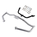 Road Glides Street Glides Road Glides FLHT FLHX Engine & Fairing Bracket Frame Anti-Crash Bumper Kit Chrome