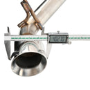 2008-2013 Infiniti G37 2dr kupé zadní tlumič výfuku výfukové potrubí z nerezové oceli