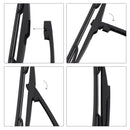 Rear Windshield Wiper Blade Arm Set for Peugeot 206 1998-2011 370mm 15inch