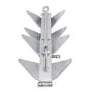 Heißgetauchter Bootsanker 13Lbs Faltbarer Schiebekastenanker Passt für Boot