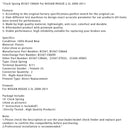 2008–2011 Nissan Rogue 2,5 l Wickelfeder B5567-CB66A B5567-CB69D 25560-JD003