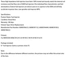 MERCEDES W124  W140  W210 R129 8 kpl polttoaineen ruiskutin 0000788323 A0000786523