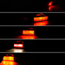 Høyre bakre støtfangerreflektor baklys rød linse for Audi Q7 2007-2015