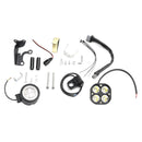 2020-2023 Honda CT125 Hunter Cub Schwarz Front Rack Doppelscheinwerfer Kit