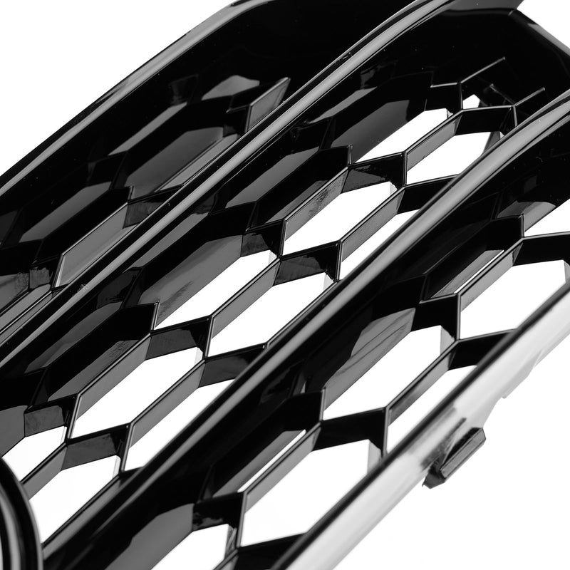 2010–2014 Audi A1 Frente -Piso Rod Honeycomb nevoeiro Cooler Grille Tampa preta