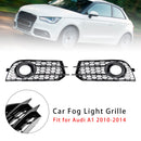 2010–2014 Audi A1 Frente -Piso Rod Honeycomb nevoeiro Cooler Grille Tampa preta