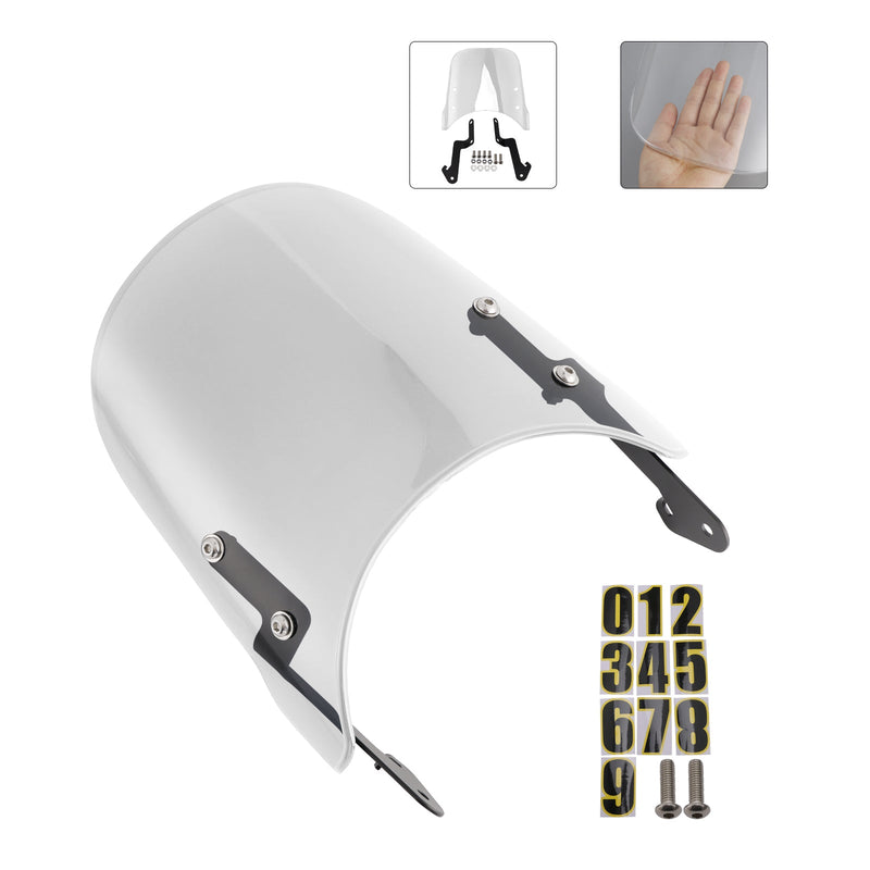 Windschutzscheibe Windschutz fit für YAMAHA XSR 155 2020-2023 XSR 125 2024-2025