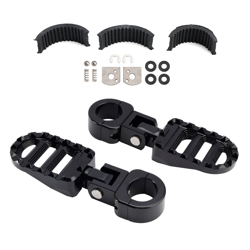 Universella fotstöd framtill, lämpliga för motorcyklar med 1,25 tum pinnar