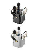 Drahtloser Bluetooth-Lautsprecher mit Doppelmikrofon, Karaoke, tragbarer Karaoke-Lautsprecher für Zuhause