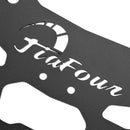 SCHWARZE ALUMINIUM-TOP-RACK-TRÄGER-GEPÄCKPLATTE FÜR HUSQVARNA NORDEN 901 2021-2024