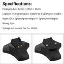 Drahtlose Maus Ladestation Dock Ladegerät für Logitech G903 GPW 3/4 Razer V2pro