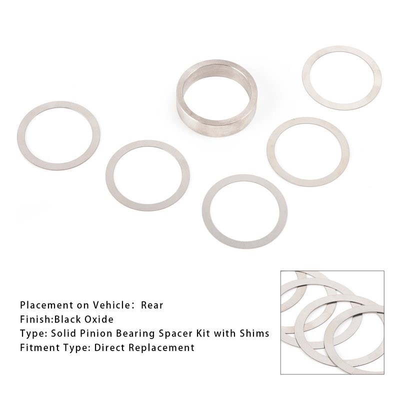 Kit de espaçador de armazenamento de pinhão sólido de 9 polegadas com fatias de distância 9190920 para Ford