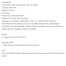 2016-2018 Jaguar F-Pace X761 Elektrische Heckklappenstreben hinten HK8370354AA