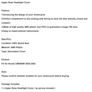 2024-2025 Honda CBR650R Front Upper Nose Headlight Cover Fairing