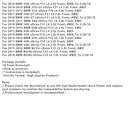 2017 BMW 230i xDrive F23 L4 2.0L Front AWD Front Drive Shaft Assembly 26207632650 26209425910