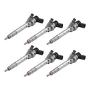 6 Stück Einspritzdüsen für BMW F10 F30 F15 328d X5 535d 740Ld N47 N57 0445110597