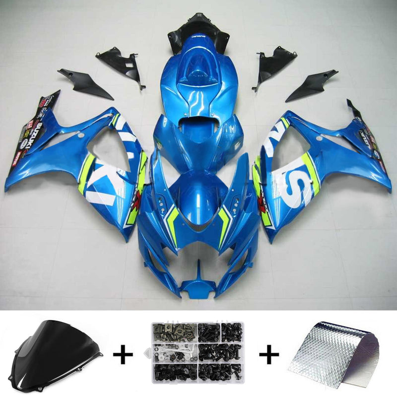 2006-2007 K6 Suzuki GSXR 600/750 Kit de carenagem de injeção de corpo de plástico