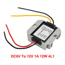 Vandtæt DC 6V til 12V 1A 12W Step-Up Current Converter Controller