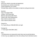 Toyota 4Runner (1996–2000) mit LED-Frontstoßstangengrill in Mattschwarz