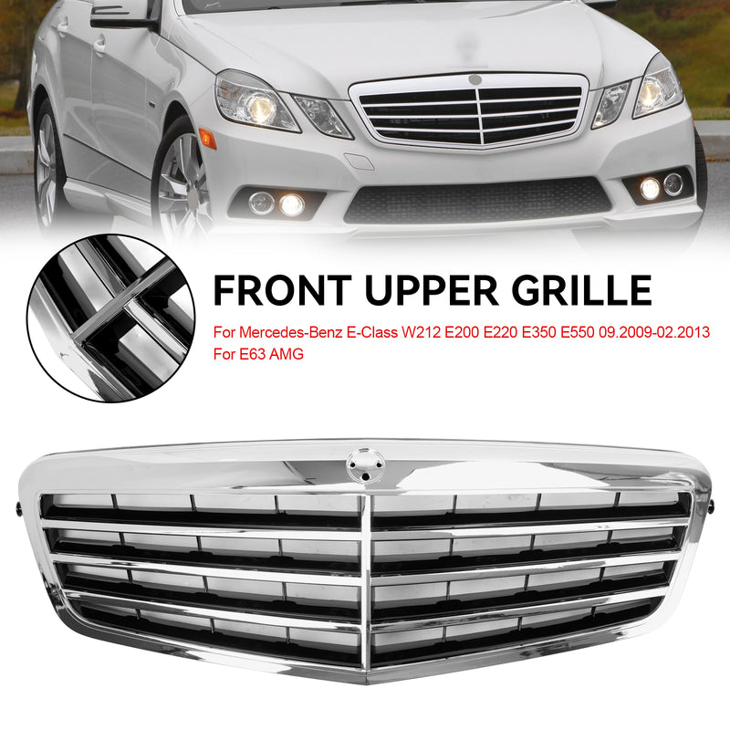 Krom frontgrill Kylargrill för Mercedes E-klass W212 2010-2013