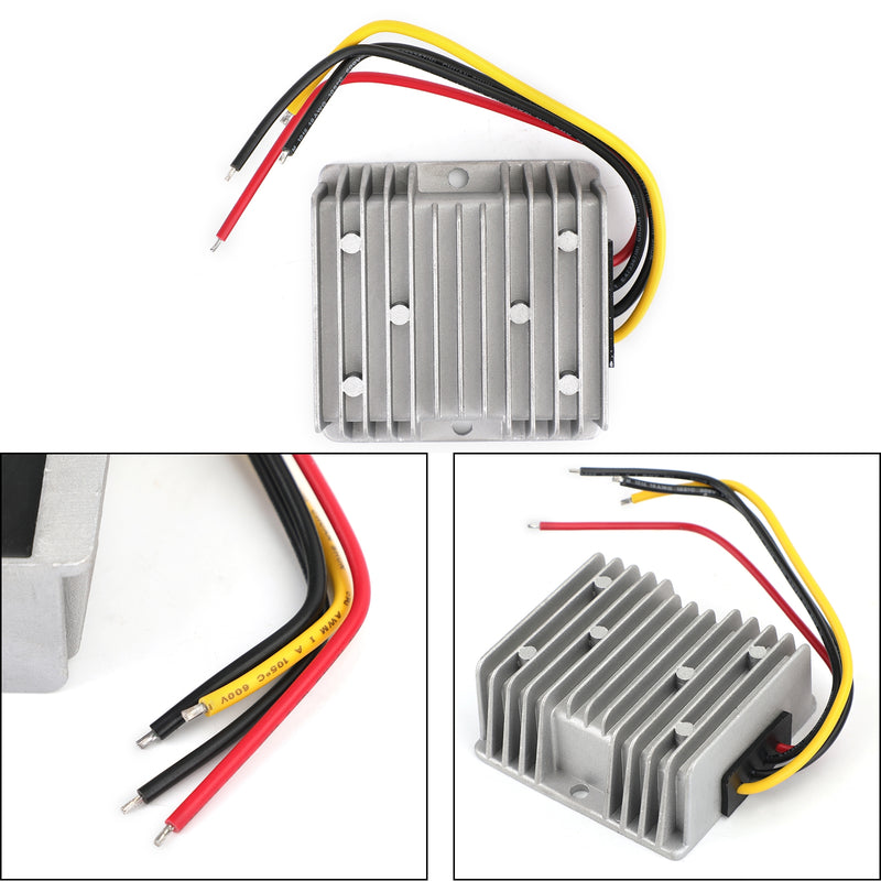 DC/DC spänningsomvandlare spänningsregulatormodul steg ner buck 48V till 12V 10A