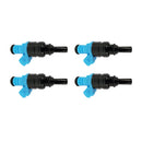 Conjunto de 4 injetores de combustível para Audi A4 1.6L (94-08) e 1.8 quattro (1995-2000), número de peça 058133551F