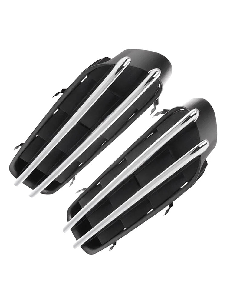 Paar Flügel Fender Grille Abdeckung Panel Für BMW 5 Series E39 E60 E61 M5 51137896850