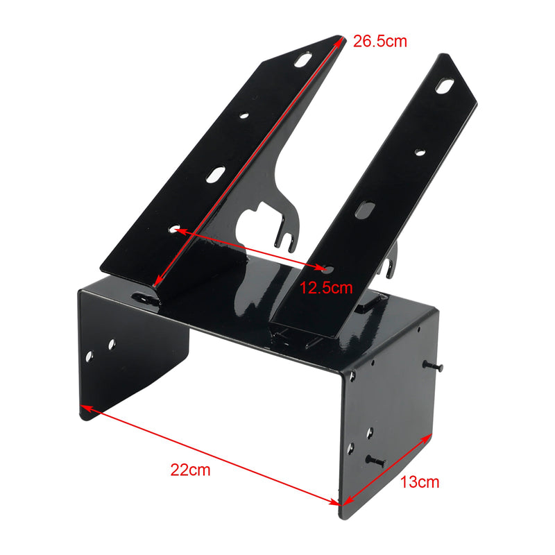 1998-2013 Harley Road Glide Steel Front Fairing Radio Caddy Bracket 7708-98