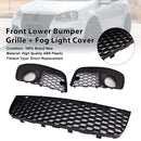 2006-2009 VW Golf MK5 GTI 3-osainen etupuskurin säleikkö, alempi + sumuvalon kansi