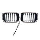 Frontgrill mit Nierenform in Hochglanzschwarz, passend für BMW X4 G02 X3 G01 G08 2018-2021