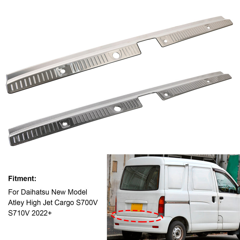 2022+ Daihatsu Neues Modell Atley High Jet Cargo S700V S710V Heckstoßstangenschutz Stoßstangen-Trittschutz