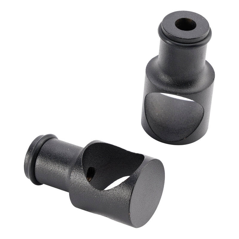 Rolling Library Sliding Ladder Hardware Kit med broms 3,3 ft rund rör