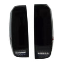 2005–2012 Nissan Navara D40 Frontier Bagerste LED baglys Lampepar Røg