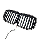 Frontstoßstangengrill mit LED-Beleuchtung, schwarz, einzeilig, passend für BMW X7 G07 (2023–2026)