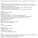 2016–2018 Lincoln MKX hoch montiertes Bremslicht hinten FA1Z-13A613-AB, schwarze Linse