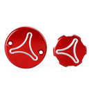 Tampa vermelha do reservatório de fluido de freio para Ducati Panigale Streetfighter V2 V4