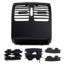 Abdeckung für die Lüftungsdüsen der hinteren Mittelkonsole der Mercedes-Benz C-Klasse W204 (2007–2014), schwarz