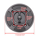 Schnellverschluss-Tankdeckel aus Billet-Aluminium für Kawasaki KLX230/R Z650 Z650RS Z900 2017-2025