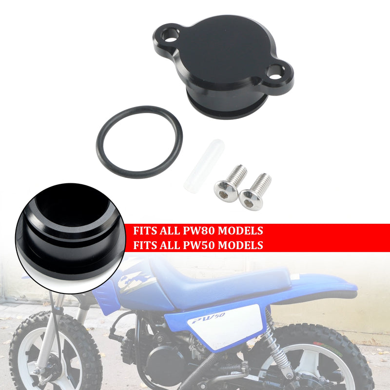 YAMAHA PW50 PW80 ALLE MODELLE Öleinspritzpumpe Löschen Block Off Stecker Schwarz