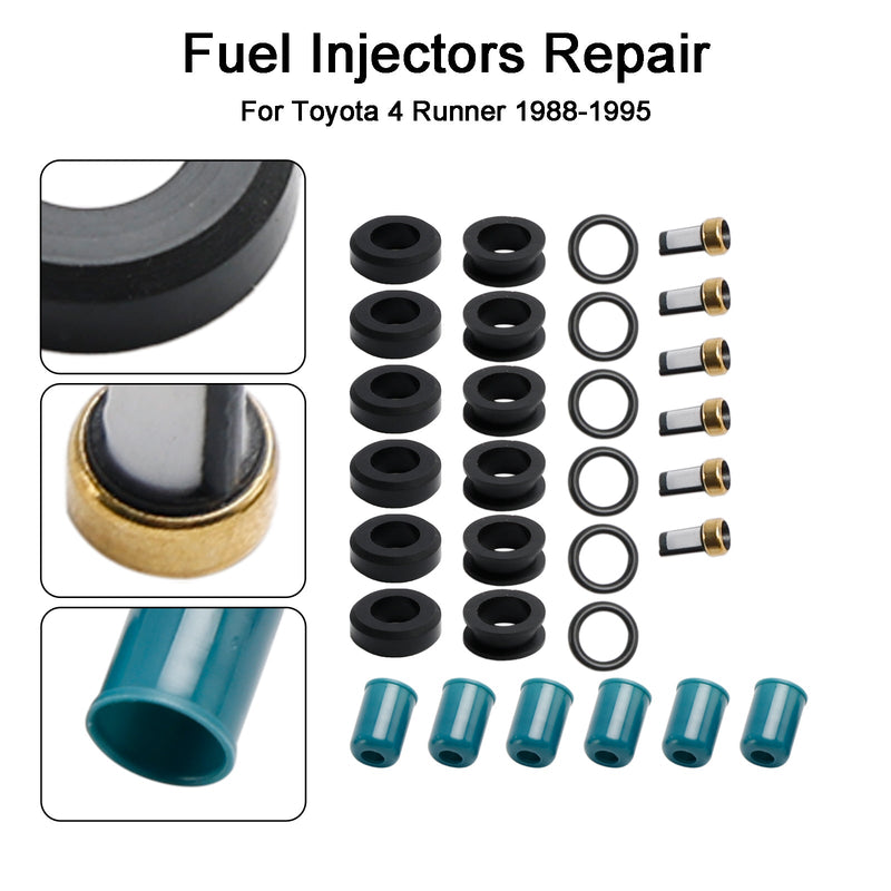 1988-1995 Toyota 3VZE 3,0 L Lkw Kraftstoff Injektor Reparatur Dichtung Rebuild Kit