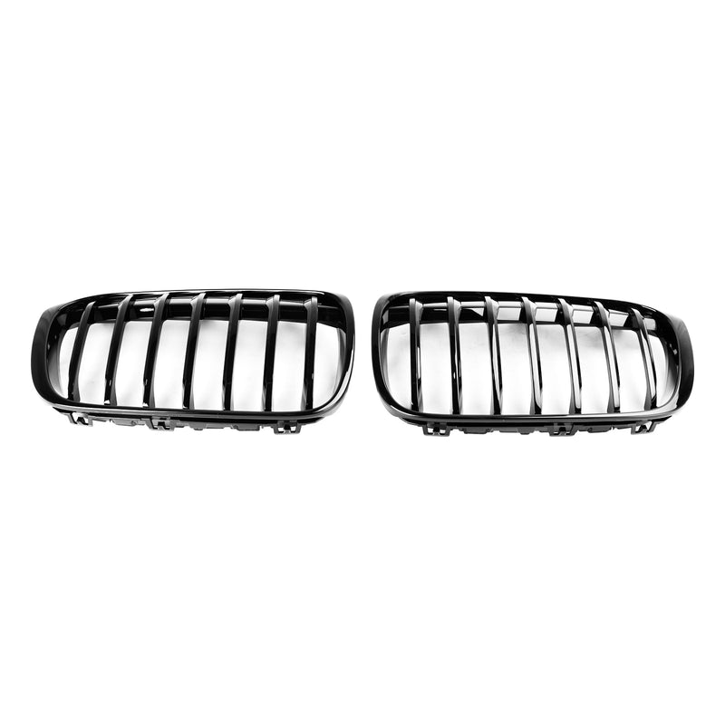 2016-2018 BMW X1 F48 F49 Gloss Black Front Nyre Grill sett med 2