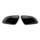 2pcs Gloss Black Door Wing Mirror Cover Caps Casing For VW Golf MK6 2009-2013 5K0857538